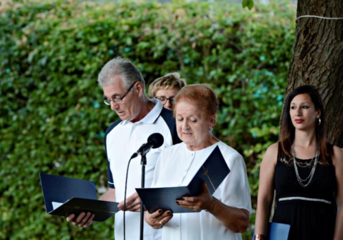 Recitatorska skupina zbora Mavrica Vrhnika.