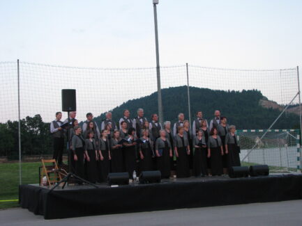 Zbor na svečani otvoritvi Agronavtskega festivala 2023